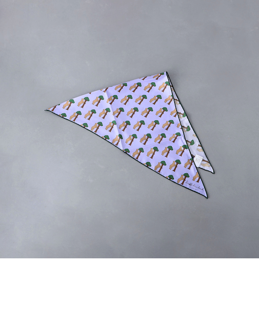 ＜Dieffe Kinloch＞シルク トライアングル スカーフ