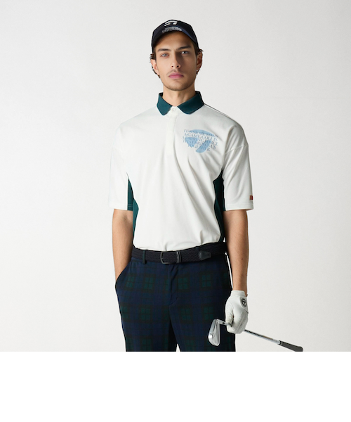 UNITED ARROWS ×テーラーメイド　ポロシャツ 別注】＜TaylorMade×UNITED ARROWS＞ ユニセックス METAL ポロシャツ