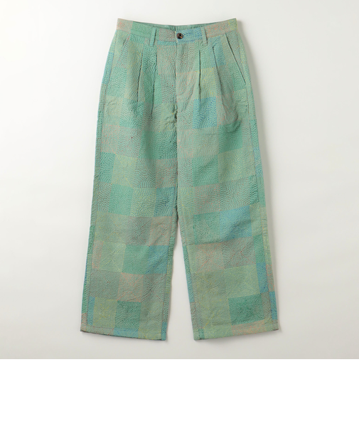 ＜GLASS CYPRESS＞ Q/Trousers Green/トラウザーズ