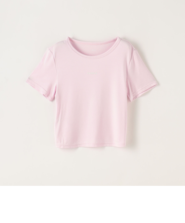 ＜PURPLE＞RIB BABY TEE SHIRT/Tシャツ