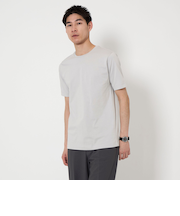 LONG FIBER COTTON クリア クルーネック 半袖 Tシャツ