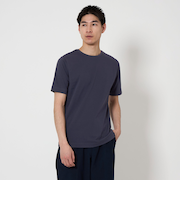 LONG FIBER COTTON クリア クルーネック 半袖 Tシャツ