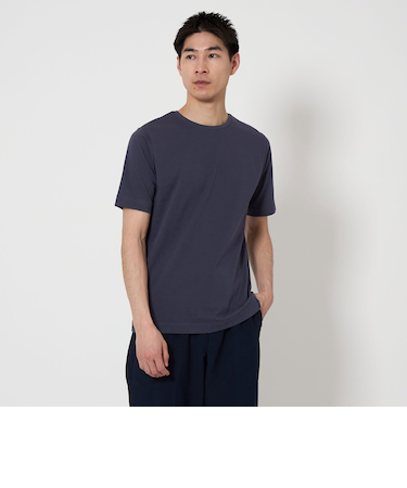 LONG FIBER COTTON クリア クルーネック 半袖 Tシャツ