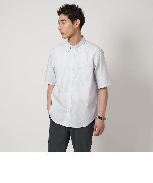 W/R オックス ボタンダウン 半袖 シャツ