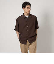 トリアセテート ポリエステル ジャストルーズ シャツ