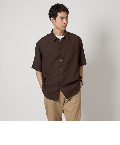 トリアセテート ポリエステル ジャストルーズ シャツ