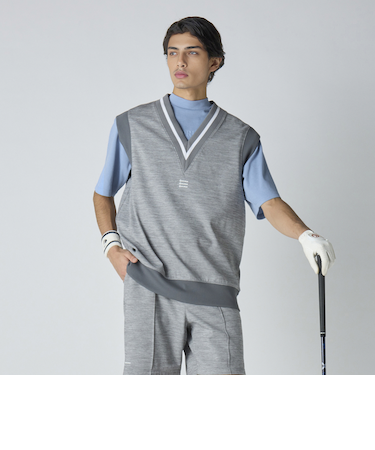 【別注】＜TaylorMade×UNITED ARROWS＞ ユニセックス ルーズ Vネック ベスト