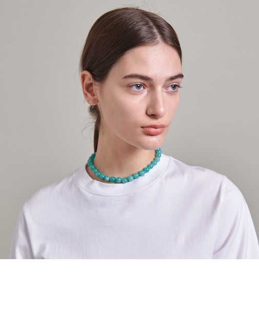 【別注】＜Haute Joaillerie AKIO MORI＞アマゾナイト ネックレス