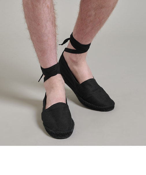 【別注】＜LA MANUAL ALPARGATERA＞アンクル リボン エスパドリーユ MEN’S