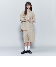 ＜6(ROKU)＞コットン チェック シャツ