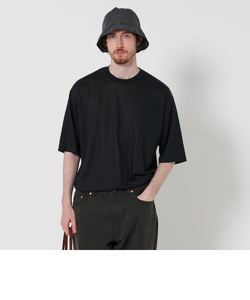 【MD.GRAY】<Steven Alan> ラミー クルーネック Tシャツ NARROW Steven Alan＞ ラミー クルーネック Tシャツ NARROW