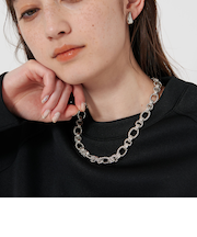＜PHILIPPE AUDIBERT＞AMARA チェーンネックレス