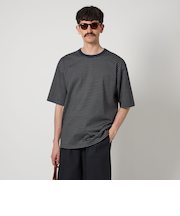 ＜Steven Alan＞ オーガニックコットン ボーダー ショートスリーブ Tシャツ NARROW