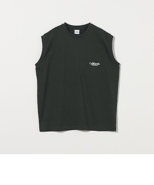 ＜CGS.＞ オーガニックコットン ノースリーブ ロゴ Tシャツ