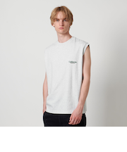 ＜CGS.＞ オーガニックコットン ノースリーブ ロゴ Tシャツ