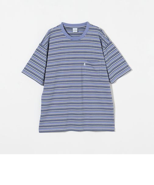 ＜CGS.＞ オーガニックコットン ボーダー 1ポケット Tシャツ