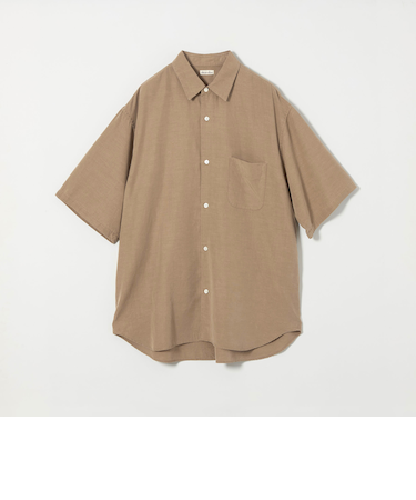 ＜Steven Alan＞ スラブ レギュラーカラー ショートスリーブ シャツ ALINE LOOSE CASUAL