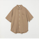 ＜Steven Alan＞ スラブ レギュラーカラー ショートスリーブ シャツ ALINE LOOSE CASUAL