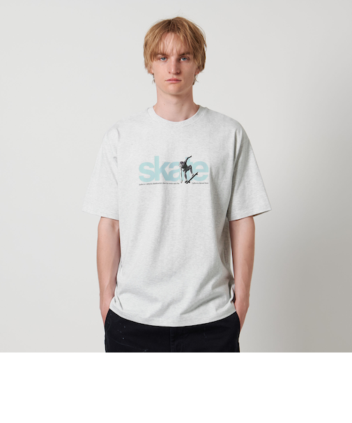 ＜CGS.＞ オーガニックコットン スケート ロゴ Tシャツ