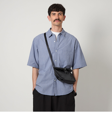 <Steven Alan> コットン ボイル コードレーン シャツ STANDARD LOOSE