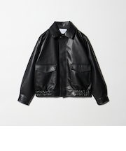 レザーライク A2ブルゾン ＜A DAY IN THE LIFE＞