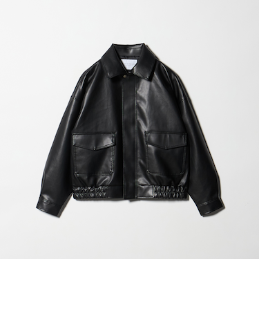 レザーライク A2ブルゾン ＜A DAY IN THE LIFE＞