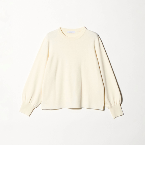 ラメ ソウバリ パフスリーブ ニット ‐ウォッシャブル‐＜A DAY IN THE LIFE＞