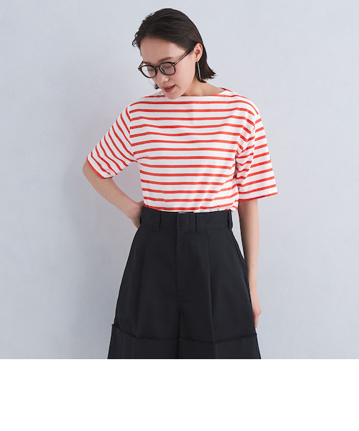 ＜SAINT JAMES＞PIRIAC ピリアック ボーダー カットソー 24