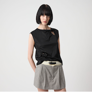 ＜H＞スムース ノット タンクトップ