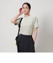 ベロア コンパクト ショートスリーブTシャツ