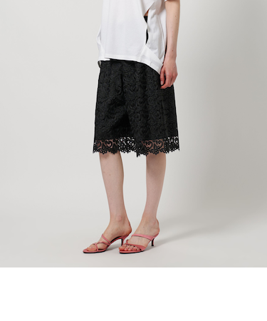 <H>レース キュロットショーツ