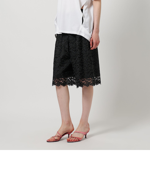 <H>レース キュロットショーツ