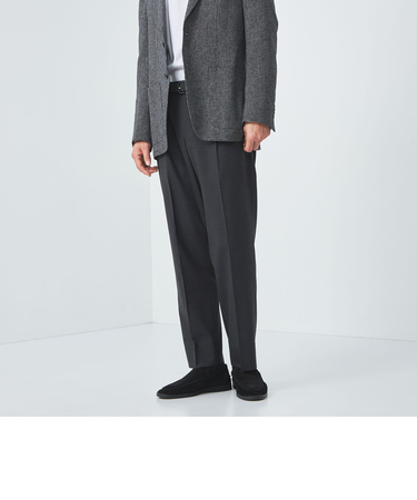 TWPU メランジ トロピカル 1P スラックス -ウォッシャブル・ストレッチ・防シワ-