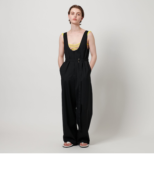 ＜H＞トロピカルクロス サロペット