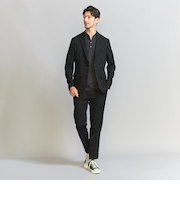 【WARDROBE SMART】LANATEC セットアップ/背抜きジャケット＆イージーパンツ