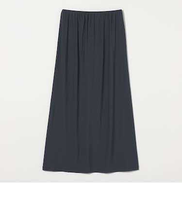 ＜H＞ナイロンポリウレタン ジャージー ロングスカート