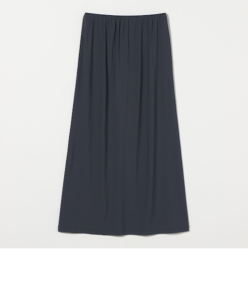 ＜H＞ナイロンポリウレタン ジャージー ロングスカート