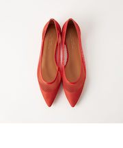 ポインテッド チュールフラットシューズ