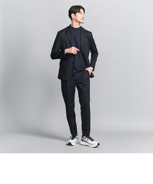 【WARDROBE SMART】トリコットジャージ セットアップ/ジャケット＆イージーパンツ