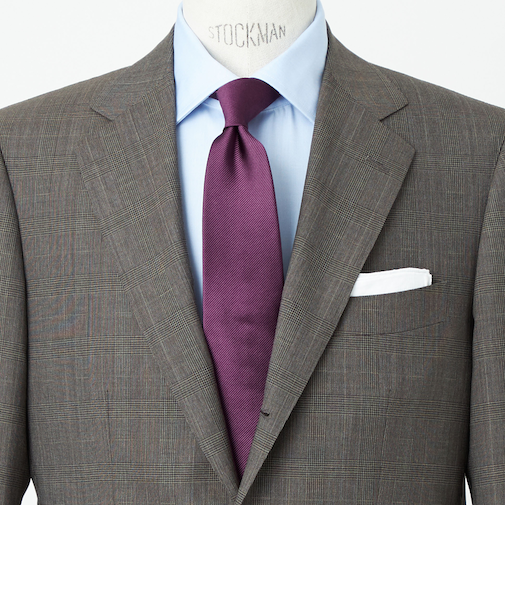 GLR シルク1 8.0cm ソリッド ネクタイ