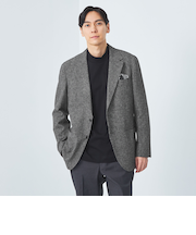 コットンリネン 千鳥 2B RG ジャケット