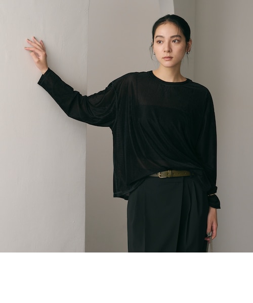 ベロア ロングスリーブ カットソー｜ユナイテッドアローズ