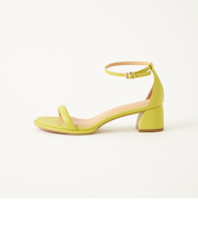 チャンキーパテッドサンダル（4.5cmヒール）