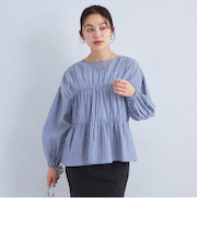 全方位映えギャザーブラウス