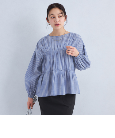 全方位映えギャザーブラウス