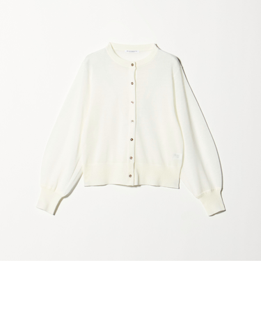 ウールナイロン シアーカーディガン