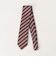 ＜Luisa Esposito＞8.0cm スタンプ ストライプ ネクタイ