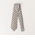 ＜Luisa Esposito＞8.0cm スタンプ ストライプ ネクタイ