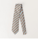 ＜Luisa Esposito＞8.0cm スタンプ ストライプ ネクタイ