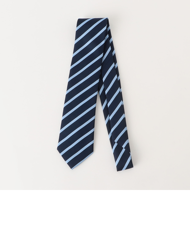 ＜Luisa Esposito＞8.0cm スタンプ ストライプ ネクタイ